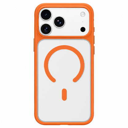 MagSafe-hoesje voor Apple iPhone 18 Pro / 17 Pro, Blueo, huidvriendelijk en schokbestendig, satijnoranje