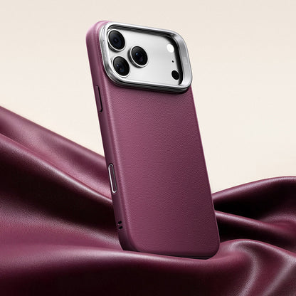 MagSafe-hoesje voor Apple iPhone 18 Pro / 17 Pro, ESR, Atelier met standaard, Donkerrood Satijn