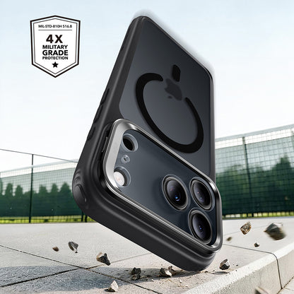 MagSafe-hoesje voor Apple iPhone 18 Pro / 17 Pro, ESR, Classic Hybrid Kickstand, Zwart Satijn