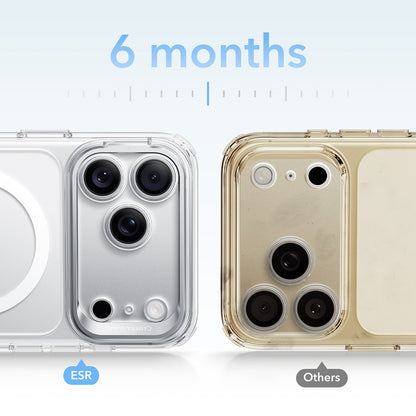 MagSafe-hoesje voor Apple iPhone 18 Pro / 17 Pro, ESR, Classic Hybrid Kickstand, Zwart Satijn