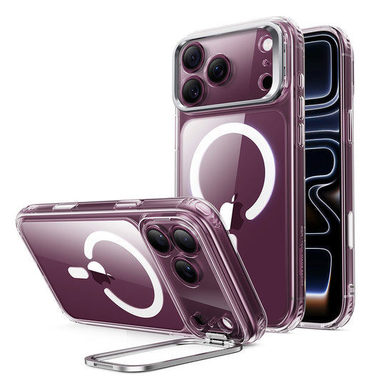 MagSafe-hoesje voor Apple iPhone 18 Pro / 17 Pro, ESR, Classic Hybrid Kickstand, Transparant