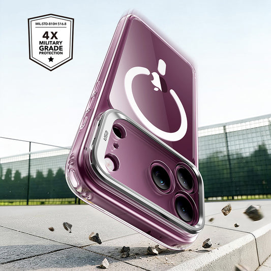 MagSafe-hoesje voor Apple iPhone 18 Pro / 17 Pro, ESR, Classic Hybrid Kickstand, Transparant