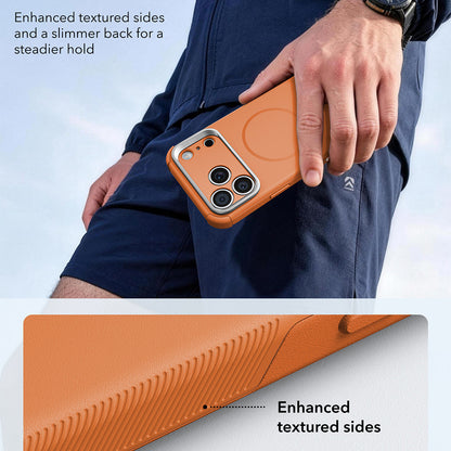 MagSafe-hoes voor Apple iPhone 18 Pro / 17 Pro, ESR, Cyber Armor Kickstand, Oranje
