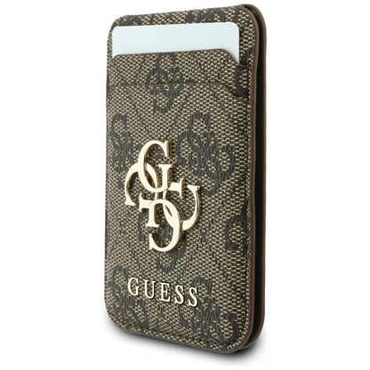 MagSafe-hoesje voor Apple iPhone 18 Pro / 17 Pro, Guess, 4G Cardslot, bruin