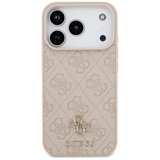 MagSafe-hoesje voor Apple iPhone 18 Pro / 17 Pro, Guess, 4G Small and Classic, Roze