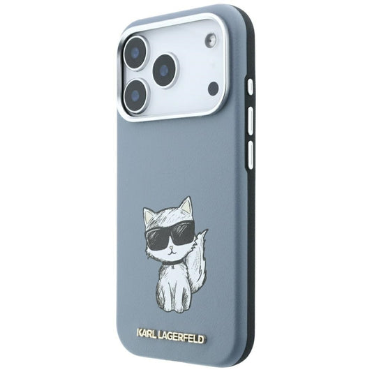 MagSafe-hoesje voor Apple iPhone 18 Pro / 17 Pro, Karl Lagerfeld, Choupette Sketch, Bleu