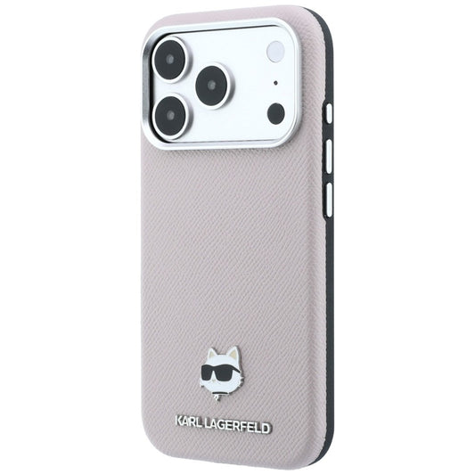 MagSafe-hoesje voor Apple iPhone 18 Pro / 17 Pro, Karl Lagerfeld, Grained Choupette Head, Roze