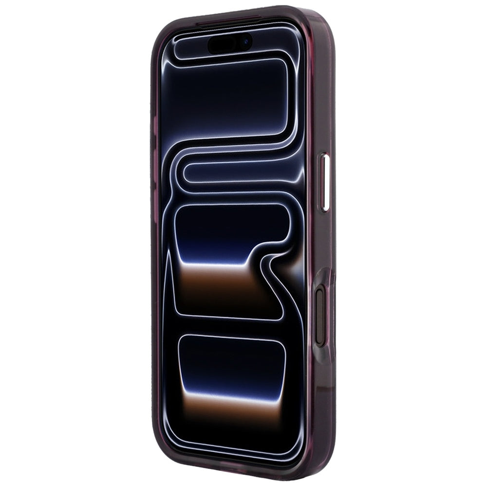 MagSafe-hoesje voor Apple iPhone 18 Pro / 17 Pro, Karl Lagerfeld, HC IML Choupette Body Sketch Print, Bordeaux