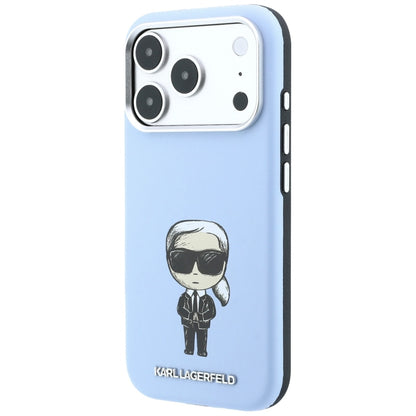 MagSafe-hoesje voor Apple iPhone 18 Pro / 17 Pro, Karl Lagerfeld, Ikonik Sketch, Blauw