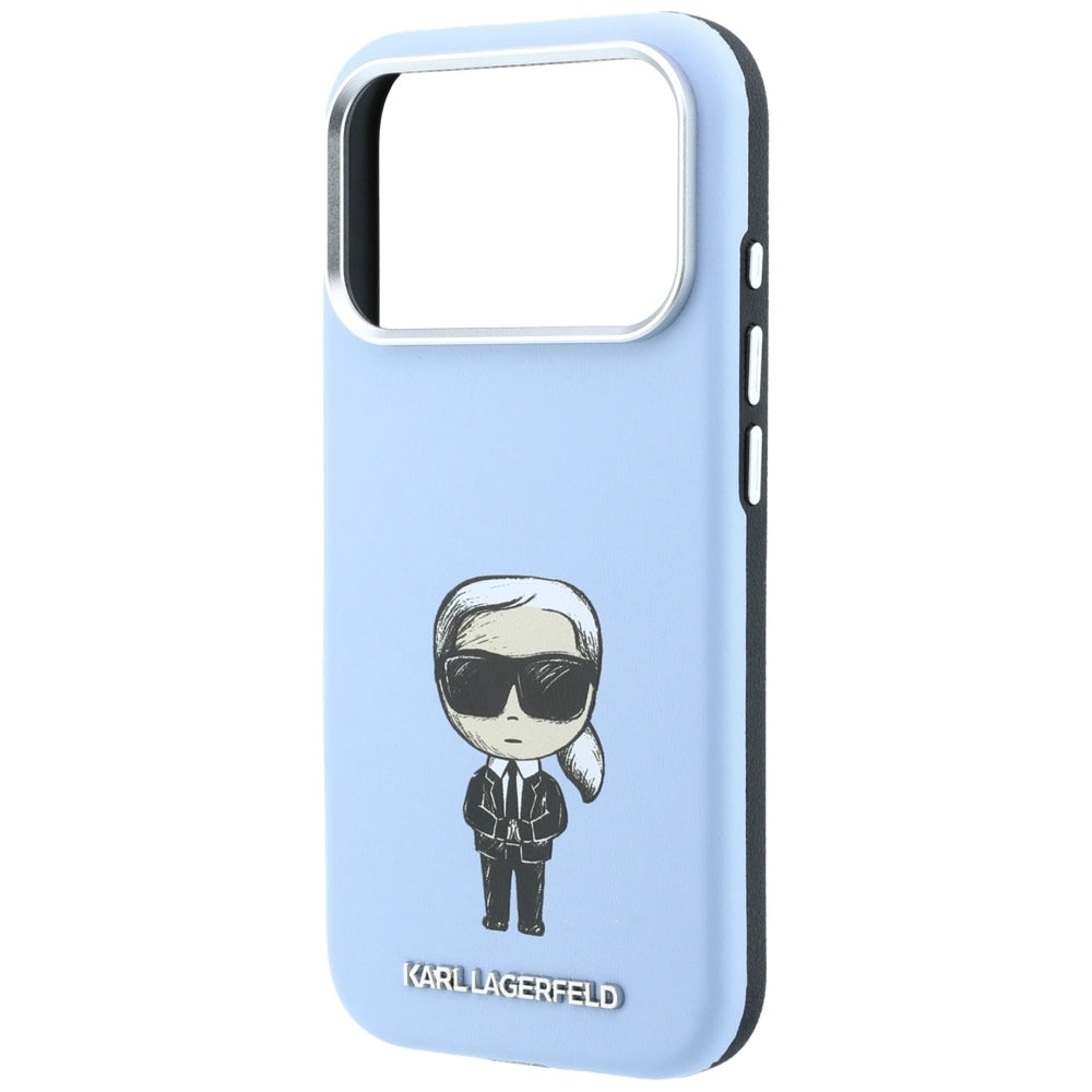 MagSafe-hoesje voor Apple iPhone 18 Pro / 17 Pro, Karl Lagerfeld, Ikonik Sketch, Blauw