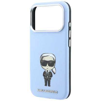 MagSafe-hoesje voor Apple iPhone 18 Pro / 17 Pro, Karl Lagerfeld, Ikonik Sketch, Blauw