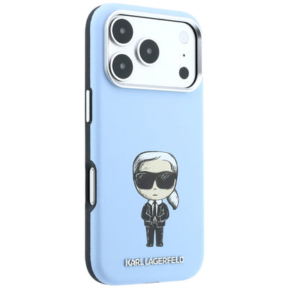 MagSafe-hoesje voor Apple iPhone 18 Pro / 17 Pro, Karl Lagerfeld, Ikonik Sketch, Blauw