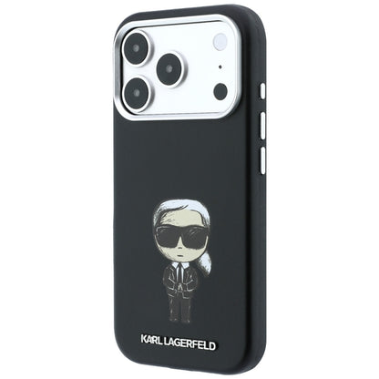 MagSafe-hoesje voor Apple iPhone 18 Pro / 17 Pro, Karl Lagerfeld, Ikonik Sketch, Zwart
