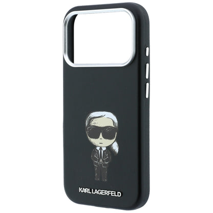 MagSafe-hoesje voor Apple iPhone 18 Pro / 17 Pro, Karl Lagerfeld, Ikonik Sketch, Zwart