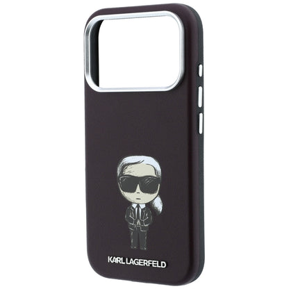 MagSafe-hoesje voor Apple iPhone 18 Pro / 17 Pro, Karl Lagerfeld, Ikonik Sketch, Bordeaux