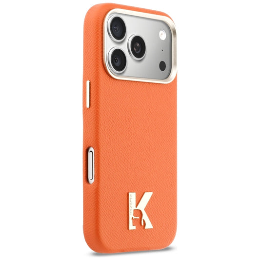 MagSafe Case for Apple iPhone 18 Pro / 17 Pro, Karl Lagerfeld, Karl's Head Logo, Orange