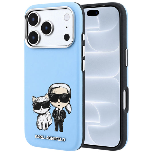 MagSafe-hoes voor Apple iPhone 18 Pro / 17 Pro, Karl Lagerfeld, KC Bodies Sketch, Bleu