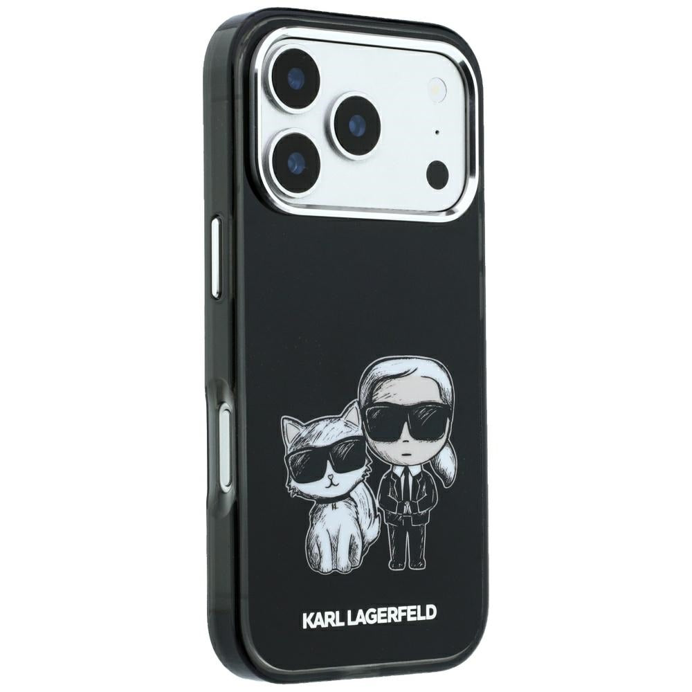 MagSafe-hoesje voor Apple iPhone 18 Pro / 17 Pro, Karl Lagerfeld, KC Bodies Sketch, Zwart