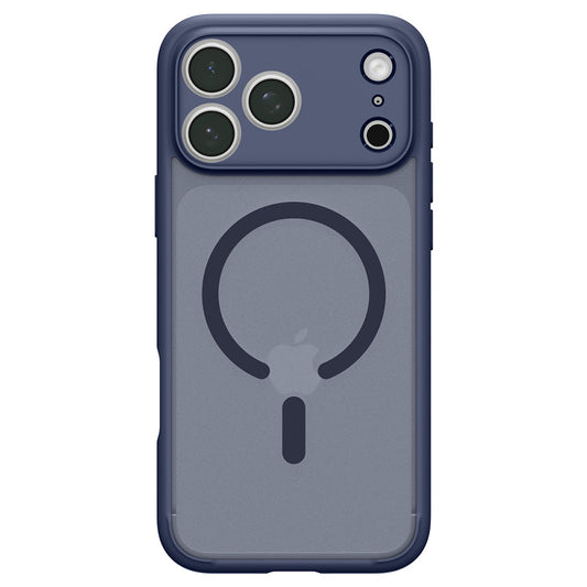 MagSafe-hoes voor Apple iPhone 18 Pro / 17 Pro, Spigen, Ultra Hybrid, Marineblauw Satijn ACS11931