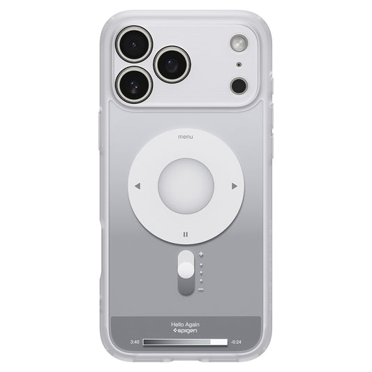 MagSafe-hoes voor Apple iPhone 18 Pro / 17 Pro, Spigen, Ultra Hybrid Classic, Zilver ACS12167
