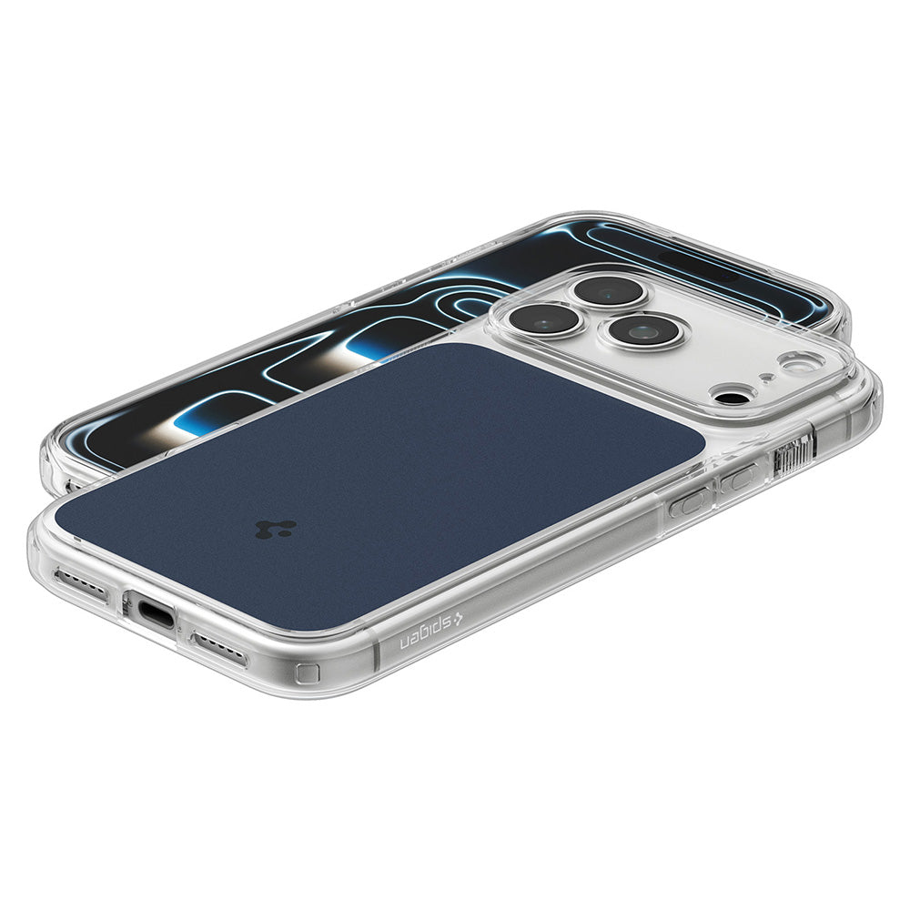 MagSafe-hoes voor Apple iPhone 18 Pro / 17 Pro, Spigen, Ultra Hybrid T, Mat Blauw ACS12172