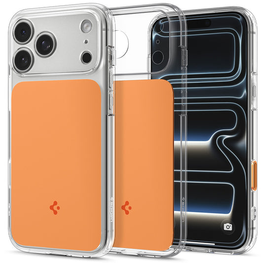 MagSafe-hoes voor Apple iPhone 18 Pro / 17 Pro, Spigen, Ultra Hybrid T, Oranje ACS12170