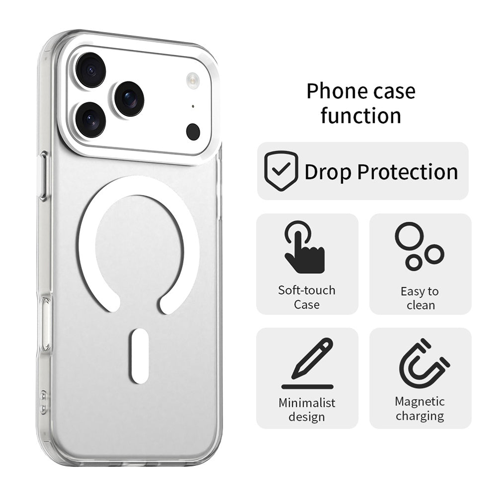 MagSafe-hoes voor Apple iPhone 18 Pro / 17 Pro, Techsuit, CandyCase, Wit