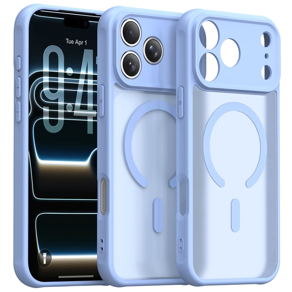 MagSafe-hoesje voor Apple iPhone 18 Pro / 17 Pro, Techsuit, HaloFrost II, Blauw