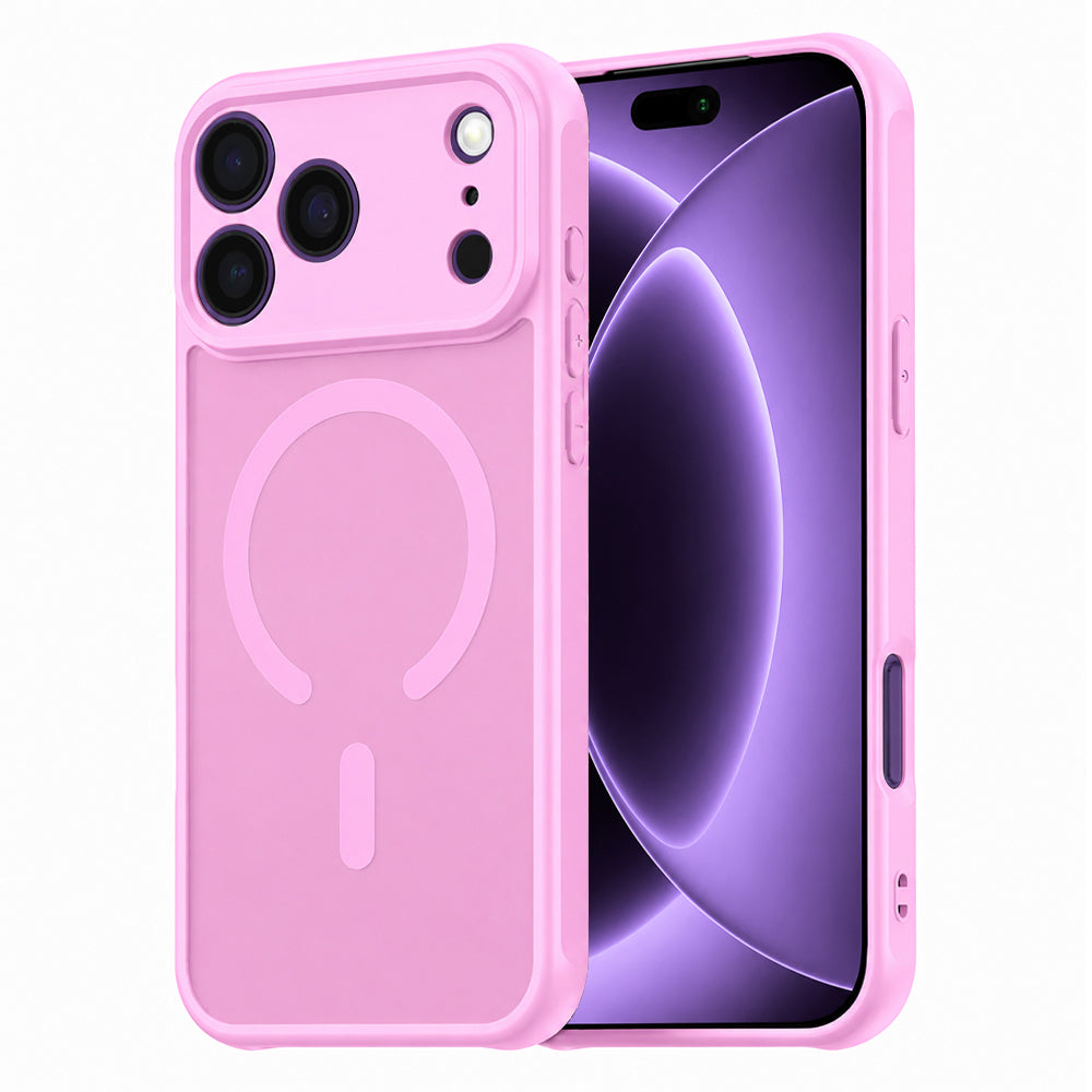 MagSafe-hoesje voor Apple iPhone 18 Pro / 17 Pro, Techsuit, HaloFrost II, Roze