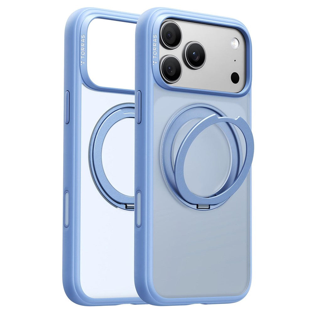 MagSafe-hoes voor Apple iPhone 18 Pro / 17 Pro, Torras, Ostand O1 Guardian, Blauw