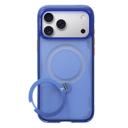 MagSafe-hoes voor Apple iPhone 18 Pro / 17 Pro, Torras, Ostand Q3 Air, Blauw