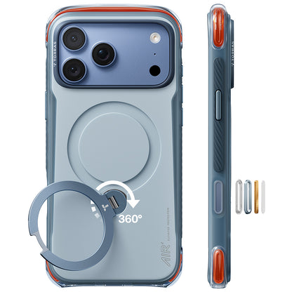 MagSafe-hoes voor Apple iPhone 18 Pro / 17 Pro, Torras, Ostand Q3 Air Pro, Blauw