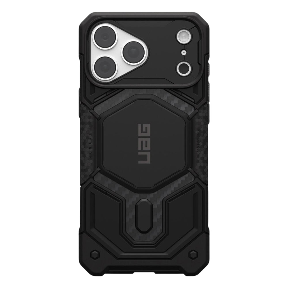 MagSafe-hoes voor Apple iPhone 18 Pro / 17 Pro, Urban Armor Gear, Monarch Pro Carbon, Zwart