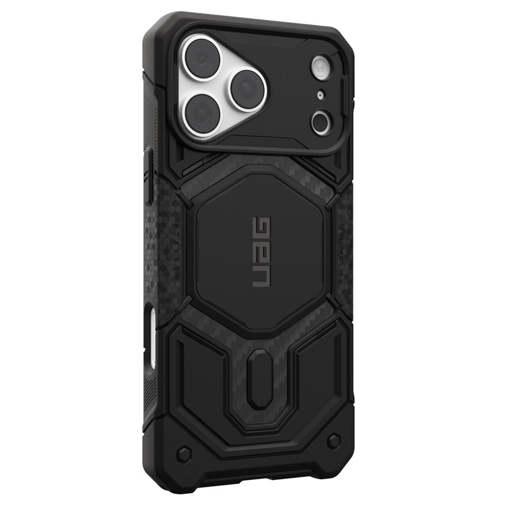MagSafe-hoes voor Apple iPhone 18 Pro / 17 Pro, Urban Armor Gear, Monarch Pro Carbon, Zwart