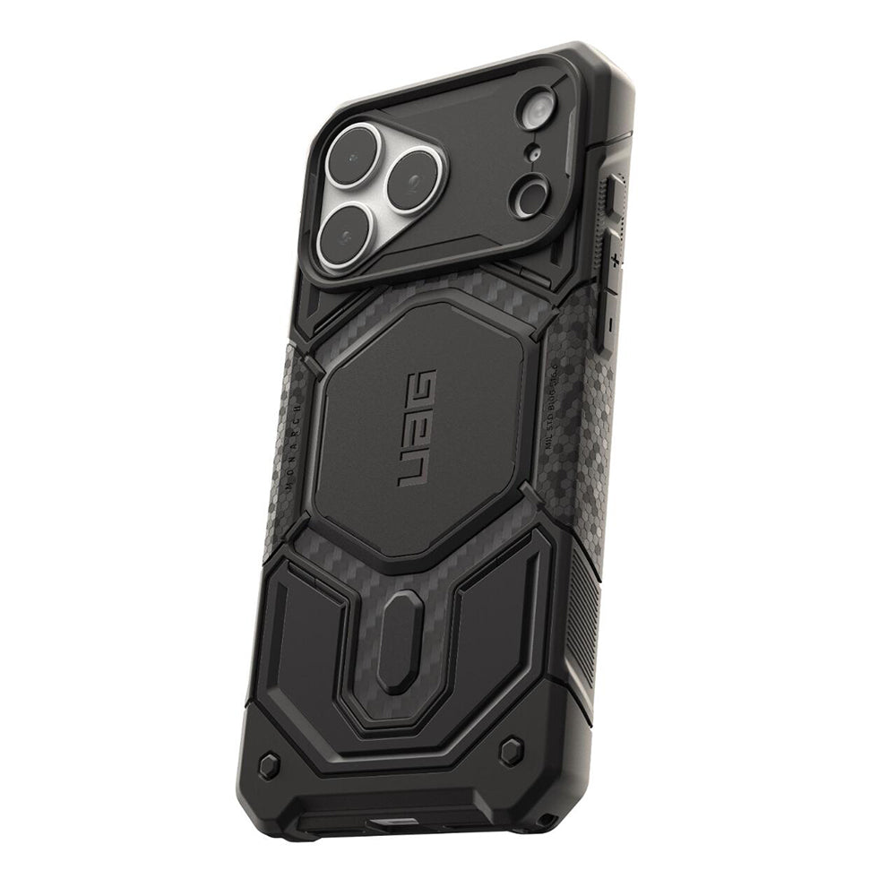 MagSafe-hoes voor Apple iPhone 18 Pro / 17 Pro, Urban Armor Gear, Monarch Pro Carbon, Zwart