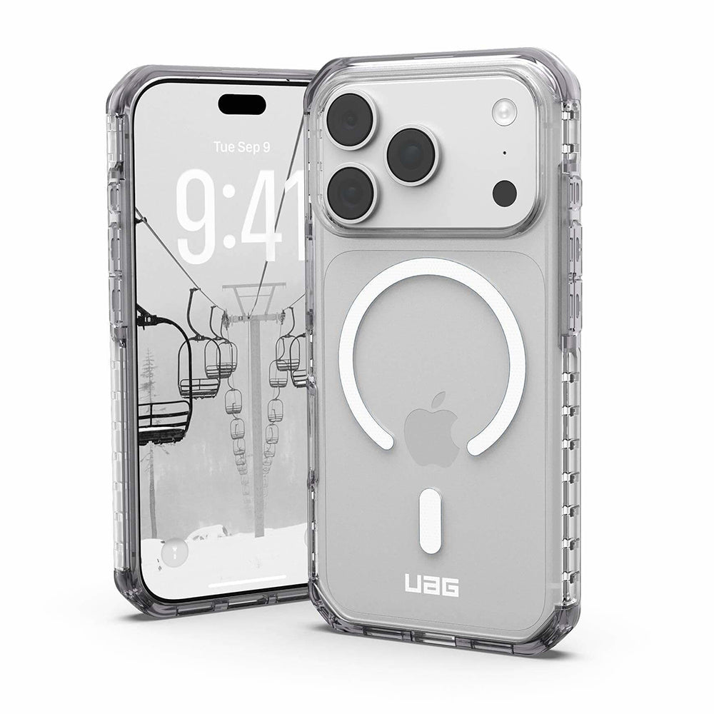 MagSafe Case for Apple iPhone 18 Pro / 17 Pro, Urban Armor Gear, Plyo LT, Silver