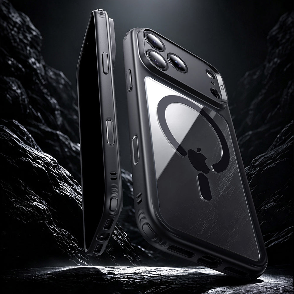 MagSafe-hoesje voor Apple iPhone 18 Pro, ESR, Classic Hybrid, Zwart Transparant