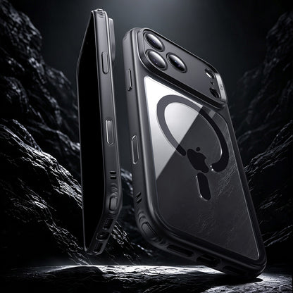 MagSafe-hoesje voor Apple iPhone 18 Pro, ESR, Classic Hybrid, Zwart Transparant