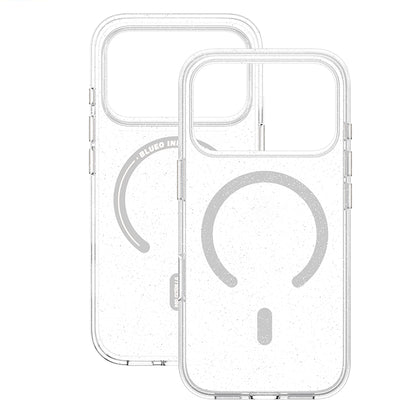 MagSafe Case for Apple iPhone 18 Pro Max / 17 Pro Max, Blueo, Crystal Pro Anti-Drop Glitter, Transparent