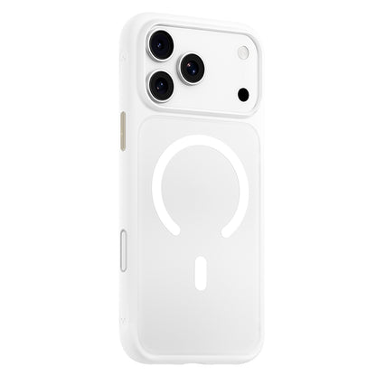 MagSafe-hoesje voor Apple iPhone 18 Pro Max / 17 Pro Max, Blueo, huidvriendelijk en schokbestendig, satijnwit