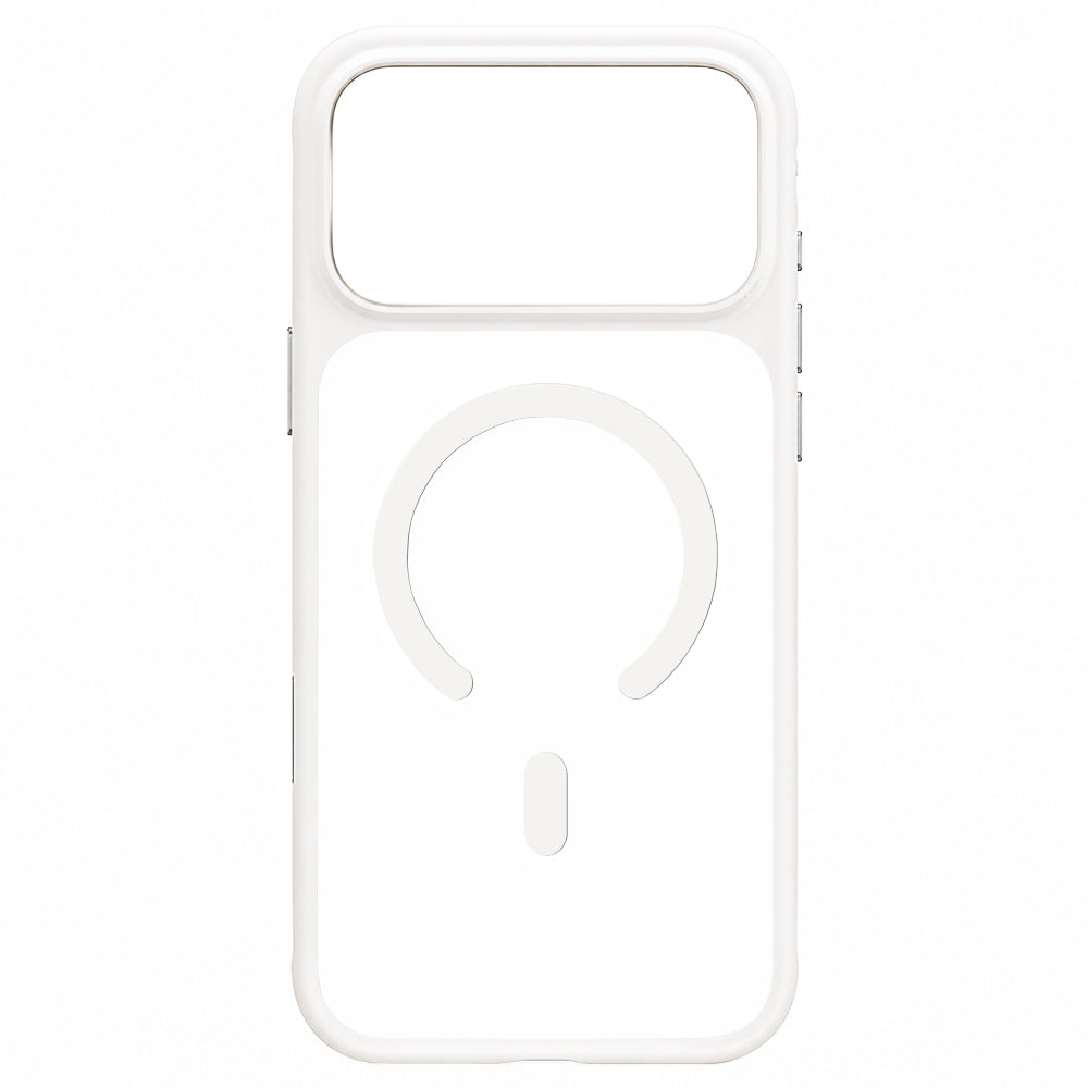 MagSafe-hoesje voor Apple iPhone 18 Pro Max / 17 Pro Max, Blueo, huidvriendelijk en schokbestendig, satijnwit