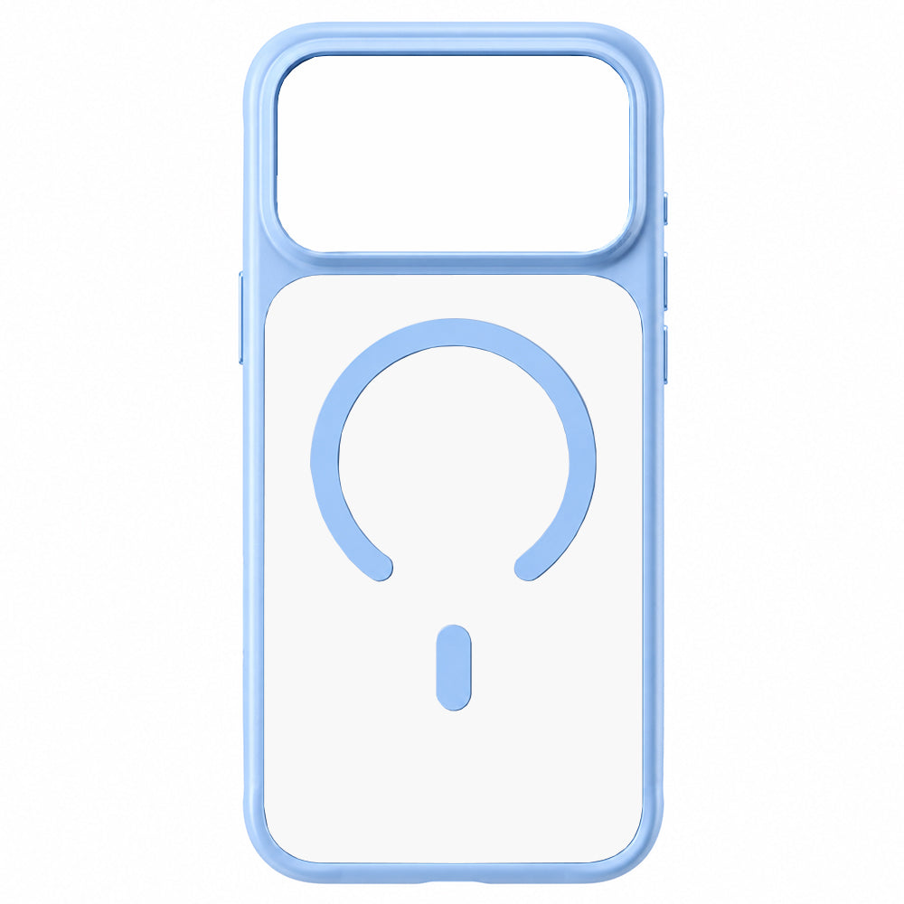 MagSafe-hoesje voor Apple iPhone 18 Pro Max / 17 Pro Max, Blueo, huidvriendelijk en schokbestendig, satijnblauw