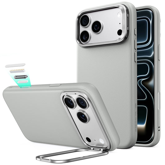 MagSafe Case for Apple iPhone 18 Pro Max / 17 Pro Max, ESR, Atelier with Kickstand, Gray