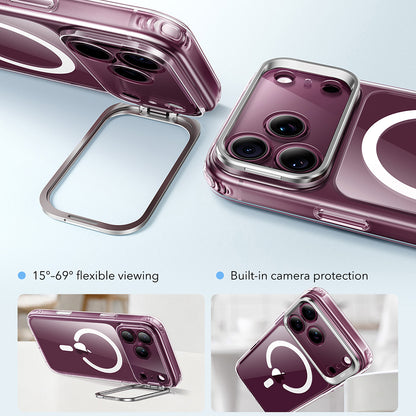 MagSafe-hoesje voor Apple iPhone 18 Pro Max / 17 Pro Max, ESR, Classic Hybrid Kickstand, Transparant