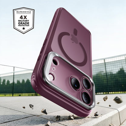MagSafe-hoesje voor Apple iPhone 18 Pro Max / 17 Pro Max, ESR, Classic Hybrid Kickstand, Donkerrood Satijn