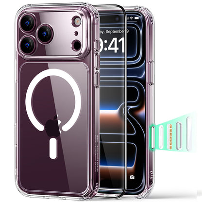MagSafe-hoesje voor Apple iPhone 18 Pro Max / 17 Pro Max, ESR, Classic Hybrid met schermbeschermer, Transparant