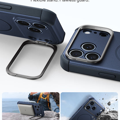 MagSafe Case for Apple iPhone 18 Pro Max / 17 Pro Max, ESR, Cyber Armor Kickstand, Blue