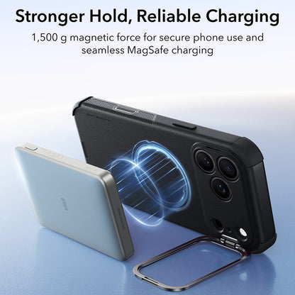 MagSafe-hoes voor Apple iPhone 18 Pro Max / 17 Pro Max, ESR, Cyber Armor Kickstand, Zwart