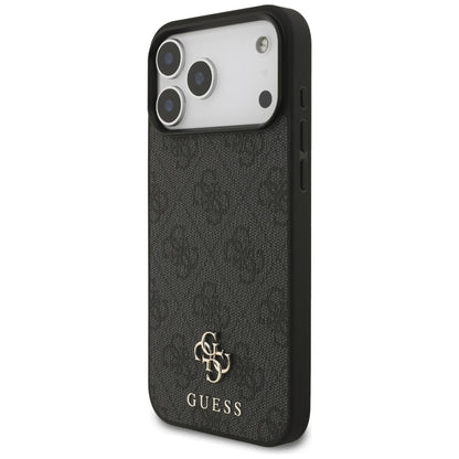 MagSafe-hoesje voor Apple iPhone 18 Pro Max / 17 Pro Max, Guess, 4G Small and Classic, Zwart