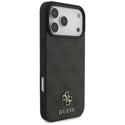 MagSafe-hoesje voor Apple iPhone 18 Pro Max / 17 Pro Max, Guess, 4G Small and Classic, Zwart